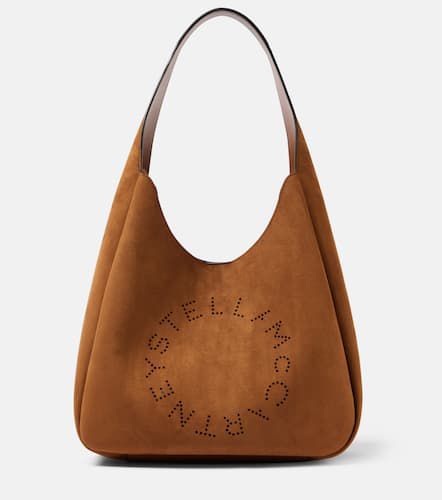 Bolso Large de ante sintético con logo - Stella McCartney - Modalova