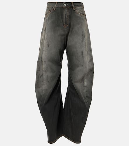 F distressed low-rise wide-leg jeans - Acne Studios - Modalova