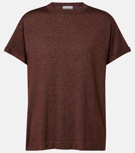 Pullover in misto cashmere e seta con lamé - Brunello Cucinelli - Modalova