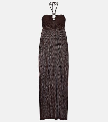 Harriet keyhole halterneck maxi dress - Melissa Odabash - Modalova