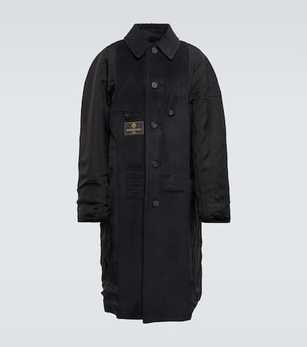 Wool-paneled technical jacket - Balenciaga - Modalova