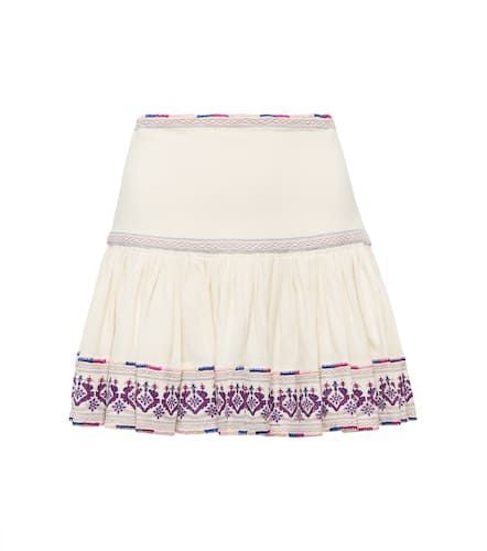 Minifalda Tyruss de algodón bordada - Marant Etoile - Modalova