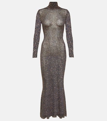 Sequined knitted maxi dress - Balenciaga - Modalova