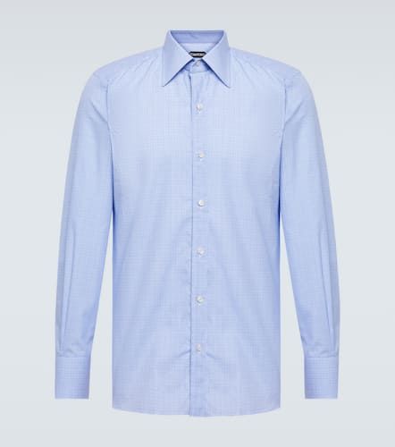 Camisa de algodón a cuadros vichy - Tom Ford - Modalova