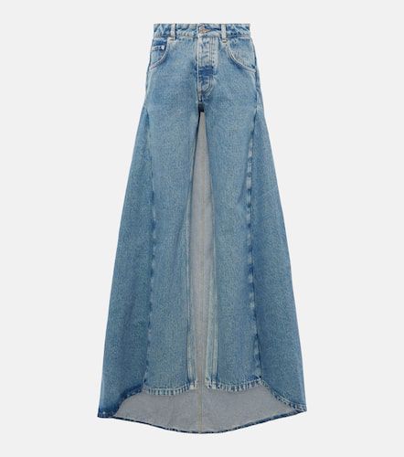 X Shayne Oliver jeans falda de denim - Jean Paul Gaultier - Modalova