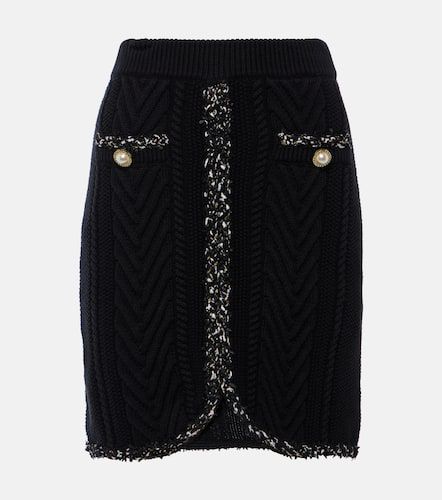 Jemma knitted cotton miniskirt - Rebecca Vallance - Modalova