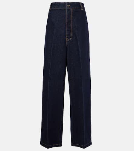 High-Rise Wide-Leg Jeans - Victoria Beckham - Modalova