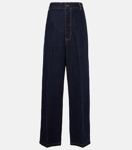 High-Rise Wide-Leg Jeans - Victoria Beckham - Modalova