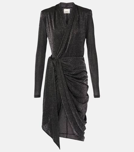 Cleora lamé wrap dress - Isabel Marant - Modalova