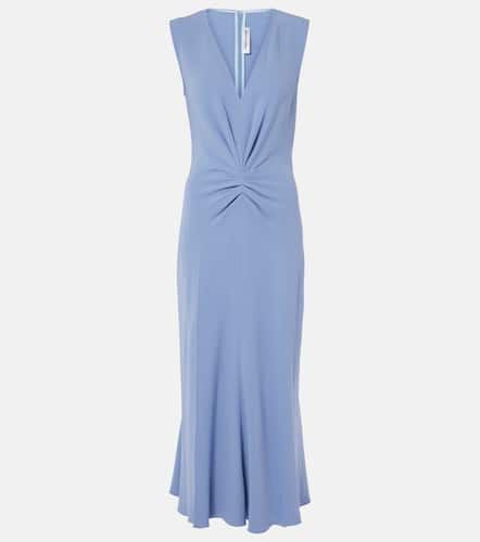 Vestido midi fruncido - Victoria Beckham - Modalova