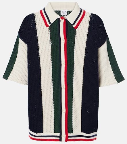 Reverie Chino striped open-knit cotton shirt - The Upside - Modalova