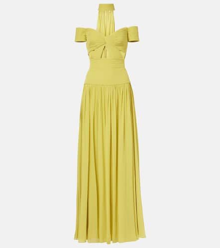 Elie Saab Draped cutout silk gown - Elie Saab - Modalova