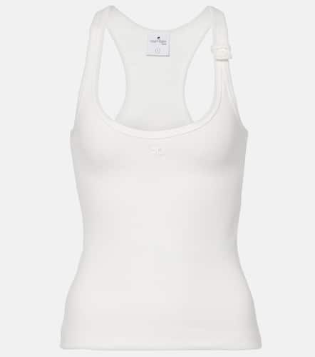 Courrèges Tank top de algodón acanalado - Courreges - Modalova