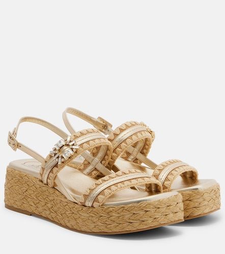 Sandali espadrillas con platform e cristalli - Roger Vivier - Modalova