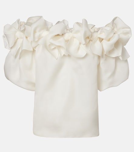 Top de seda sin tirantes - Carolina Herrera - Modalova