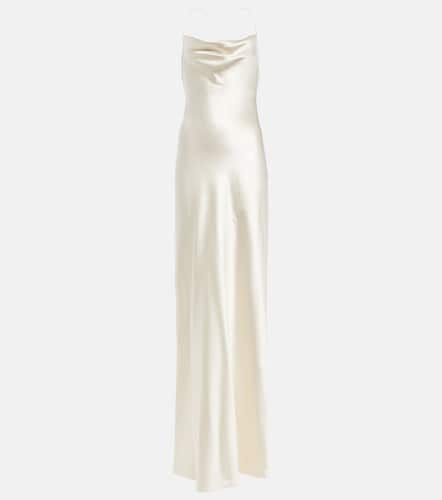Saint Laurent Silk satin gown - Saint Laurent - Modalova