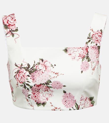 Crop top Jeanie de algodón floral - Emilia Wickstead - Modalova