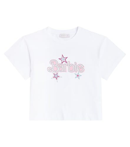 X Barbie® camiseta en jersey de algodón - Monnalisa - Modalova