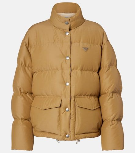 Logo cotton-blend puffer jacket - Prada - Modalova
