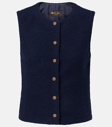 Veste sans manches en cachemire et laine mélangés - Loro Piana - Modalova