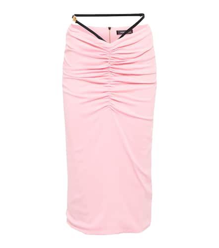 Versace Ruched midi skirt - Versace - Modalova