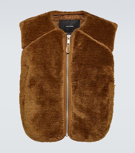 Cropped faux fur vest - Entire Studios - Modalova
