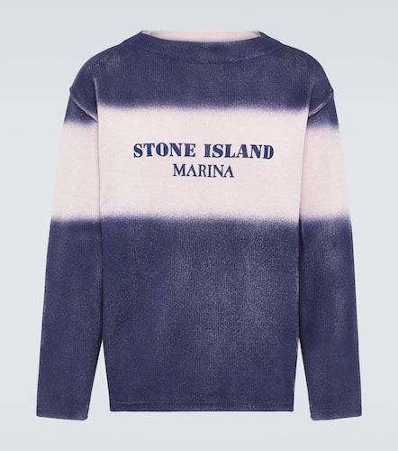 Jersey Marina de algodón en intarsia - Stone Island - Modalova