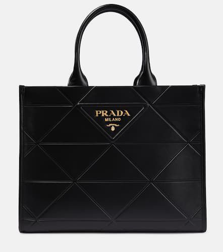 Prada Leather Medium tote bag - Prada - Modalova