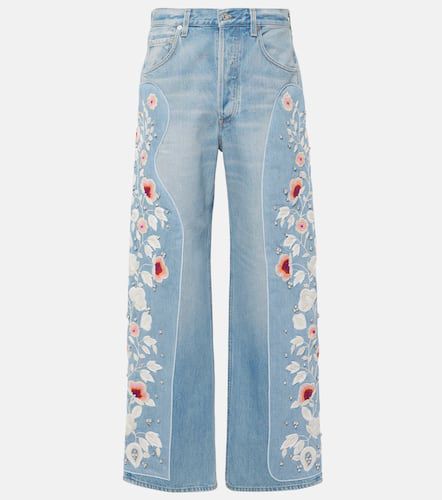 Ayla embroidered high-rise wide-leg jeans - Citizens of Humanity - Modalova
