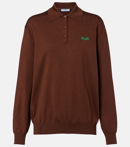 Prada Silk-blend polo sweater - Prada - Modalova