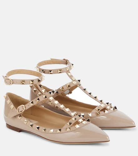 Bailarinas Rockstud de charol - Valentino Garavani - Modalova