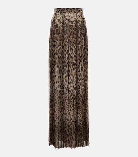 Falda larga de tiro alto estampada - Dolce&Gabbana - Modalova
