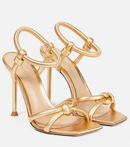 Sandalen Juno aus Metallic-Leder - Gianvito Rossi - Modalova