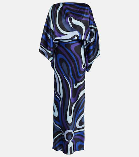 Pucci Boatneck silk maxi dress - Pucci - Modalova