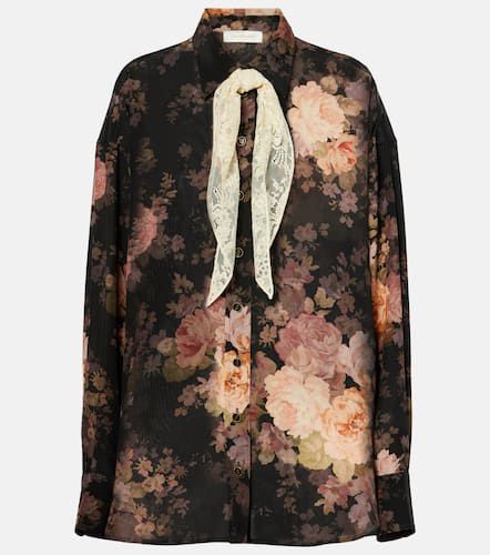 Illustration floral silk top - Zimmermann - Modalova