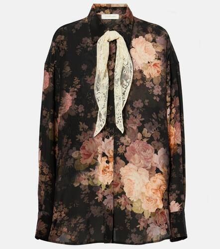 Illustration floral silk top - Zimmermann - Modalova