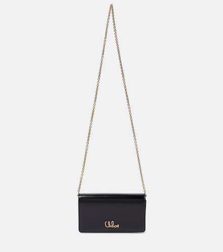 Chloé Schultertasche Iconic Mini aus Leder - Chloe - Modalova