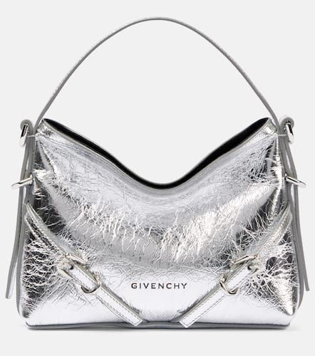 Bolso al hombro Voyou Nano de piel metalizada - Givenchy - Modalova