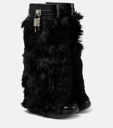 Botas altas Shark Lock de alpaca - Givenchy - Modalova