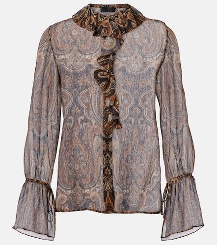 Blusa Cecily de chifón de seda - Nili Lotan - Modalova