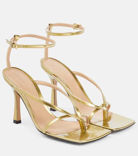 Sandalen Stretch aus Metallic-Leder - Bottega Veneta - Modalova