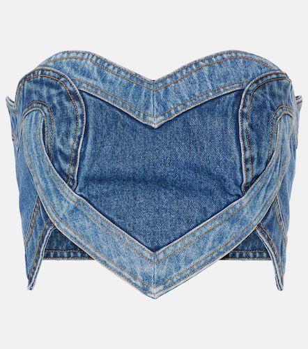 Area Strapless denim top - Area - Modalova