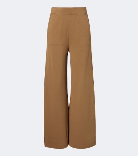 Pantaloni a gamba larga in maglia - Max Mara - Modalova