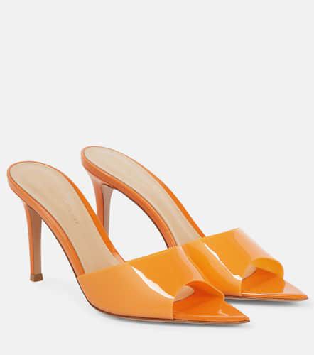 Elle 85 PVC and patent leather mules - Gianvito Rossi - Modalova