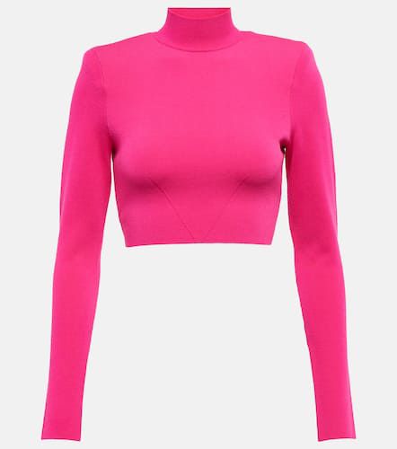 Crop top de cuello alto - Roland Mouret - Modalova