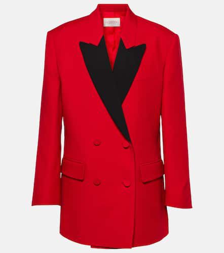 Double-breasted crêpe blazer - Valentino - Modalova