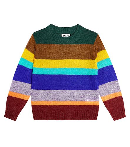 Berge striped alpaca wool-blend sweater - Molo - Modalova