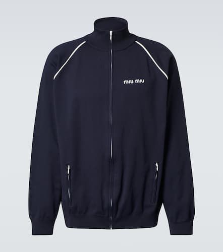 Miu Miu Logo track jacket - Miu Miu - Modalova