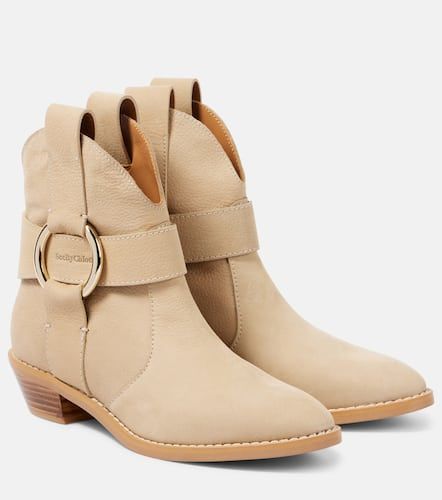 New Ring 40 leather ankle boots - See By Chloe - Modalova