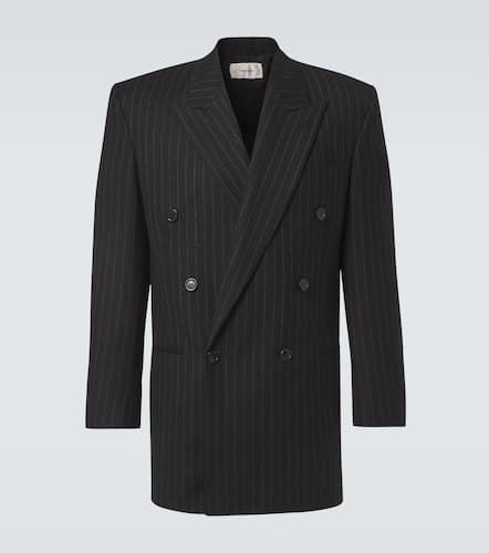 Pinstripe wool gabardine suit jacket - Saint Laurent - Modalova